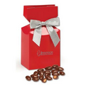 Chocolate Covered Almonds in Red Gift Box